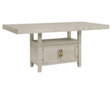 Garland 60-80" Counter Table with 20" Leaf, Greige Finish