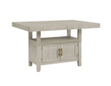 Garland 60-80" Counter Table with 20" Leaf, Greige Finish