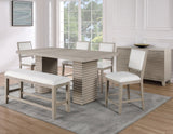 Lily 60-78" Counter Table w/18" Leaf