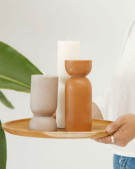 Organic Candles in Various Sizes