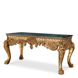 Console Table Matthias
Antique gold finish | green marble