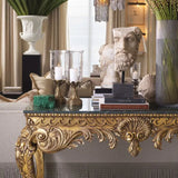Console Table Matthias
Antique gold finish | green marble