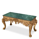 Console Table Matthias
Antique gold finish | green marble