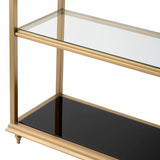 Cabinet Watson
Brushed brass finish | clear glass