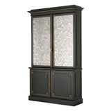Bar cabinet Kellam
Black finish | antique mirror glass