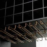 Bar cabinet Kellam
Black finish | antique mirror glass