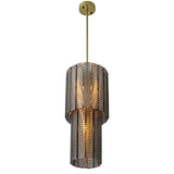 Chandelier Imperial S
Brushed brass finish | smoke glass
