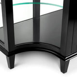 Console Table Gala
Black finish | clear glass