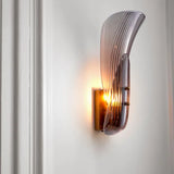 Wall Lamp Amun
Brushed brass finish | smoke glass