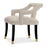Dining Chair Roumier
Palmer Beige | black legs