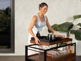 Transformer Outdoor Bar Cart - Panel Storage