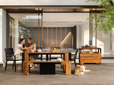 Transformer Outdoor Bar Cart - Panel Storage