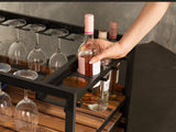 Transformer Outdoor Bar Cart - Panel Storage
