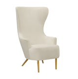 Julia Performance Velvet Wingback Accent Chair by Inspire Me! Home Decor
