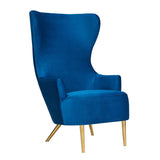 Julia Performance Velvet Wingback Accent Chair by Inspire Me! Home Decor