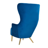 Julia Performance Velvet Wingback Accent Chair by Inspire Me! Home Decor