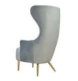 Julia Performance Velvet Wingback Accent Chair by Inspire Me! Home Decor