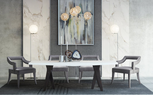 Tiffany Performance Velvet Dining Chair