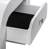 Hump 26" Arched Nightstand With Drawer