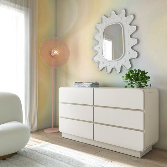 Sagura 56" 6-Drawer Dresser