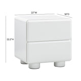 Tammy 22" 2-Drawer Nightstand