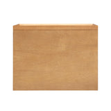 Miles 22" Natural Wood 2-Drawer Nightstand