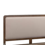 Hella Contract-Grade Velvet and Ash Wood Bed