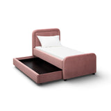 Briella Performance Velvet Trundle Bed in Twin