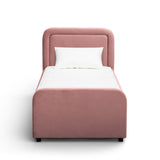 Briella Performance Velvet Trundle Bed in Twin