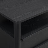 Tyra 22" Ash 2-Drawer Nightstand