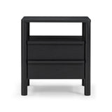 Tyra 22" Ash 2-Drawer Nightstand