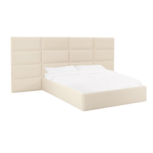Eliana Performance Velvet Headboard Wings