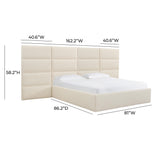 Eliana Cream Performance Boucle Bed