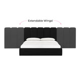 Palani Performance Velvet Bed