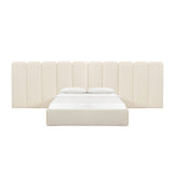Palani Cream Performance Boucle Wings - Queen or King (Set of 2)