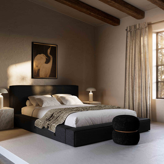 Olafur Performance Linen Upholstered Bed