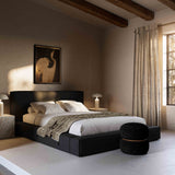 Olafur Performance Linen Upholstered Bed