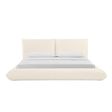 Romp Cream Upcycled Performance Linen Bed