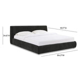 Isla Textured Performance Velvet Bed