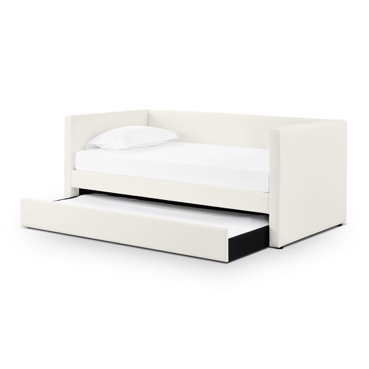 Alice Linen Twin Trundle Bed