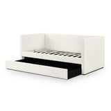Alice Linen Twin Trundle Bed