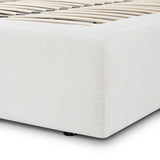 Meena Cream Upcycled Performance Linen Storage Bed