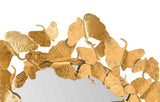 Lyrical Gold Round Wall Mirror (27"-36")