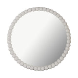 Baria 30" Wooden Round Wall Mirror