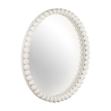 Baria 30" Wooden Round Wall Mirror