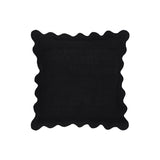 Scalloped Edge 24" Square Throw Pillow Cover