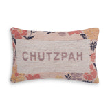 Chutzpah 15"X9" Jacquard Woven Throw Pillow