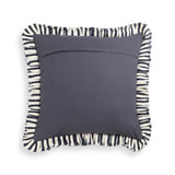 Alessia 20" Striped Ruffle Square Throw Pillow Cover