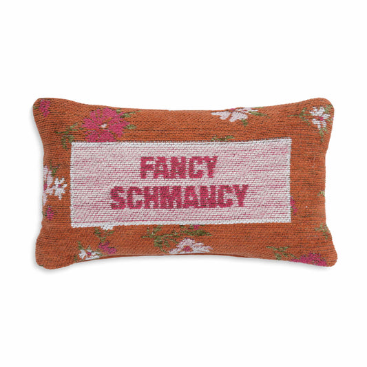 Fancy Schmancy 15"X9" Jacquard Cotton Throw Pillow