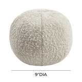 Boba Boucle Ball Throw Pillow (9"-14")